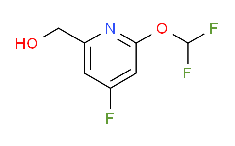 2-Difluoromethoxy-4-fluoropyridine-6-methanol