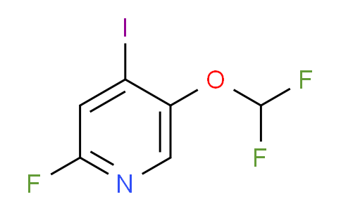 5-Difluoromethoxy-2-fluoro-4-iodopyridine