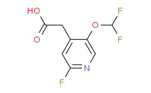 5-Difluoromethoxy-2-fluoropyridine-4-acetic acid