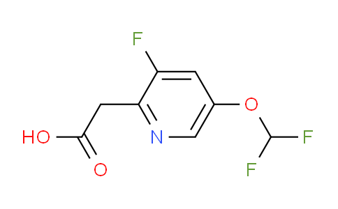 5-Difluoromethoxy-3-fluoropyridine-2-acetic acid