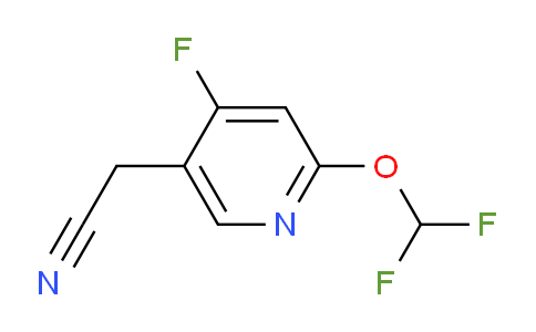 AM60623 | 1807181-39-0 | 2-Difluoromethoxy-4-fluoropyridine-5-acetonitrile