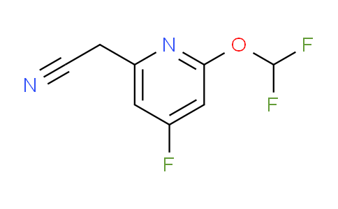 AM60624 | 1804419-82-6 | 2-Difluoromethoxy-4-fluoropyridine-6-acetonitrile