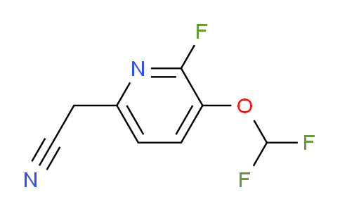 AM60629 | 1806335-84-1 | 3-Difluoromethoxy-2-fluoropyridine-6-acetonitrile