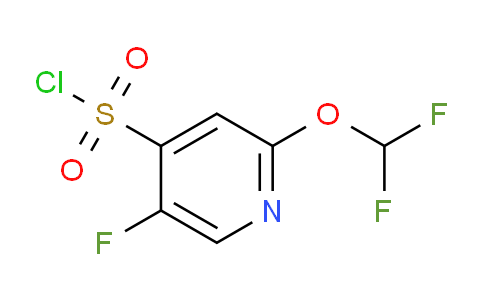 2-Difluoromethoxy-5-fluoropyridine-4-sulfonyl chloride