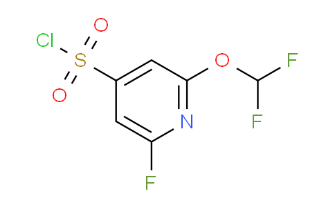 2-Difluoromethoxy-6-fluoropyridine-4-sulfonyl chloride
