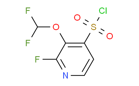 3-Difluoromethoxy-2-fluoropyridine-4-sulfonyl chloride