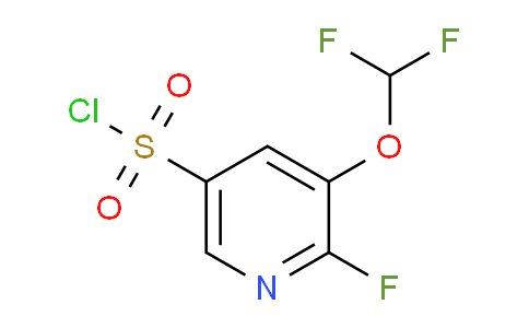3-Difluoromethoxy-2-fluoropyridine-5-sulfonyl chloride