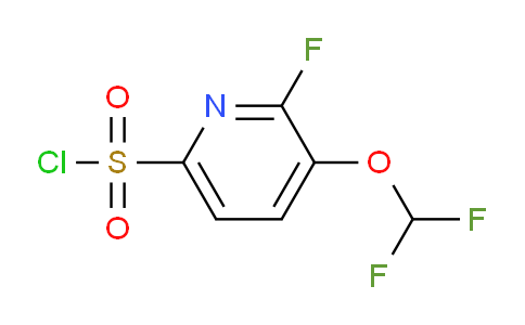 3-Difluoromethoxy-2-fluoropyridine-6-sulfonyl chloride