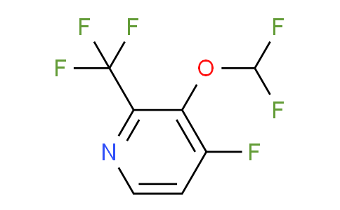 3-Difluoromethoxy-4-fluoro-2-(trifluoromethyl)pyridine
