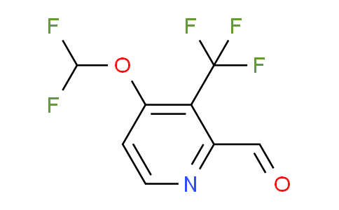 4-Difluoromethoxy-3-(trifluoromethyl)picolinaldehyde
