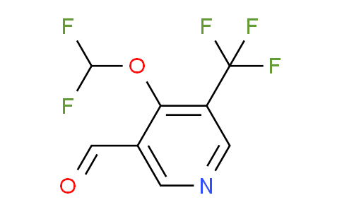 4-Difluoromethoxy-5-(trifluoromethyl)nicotinaldehyde