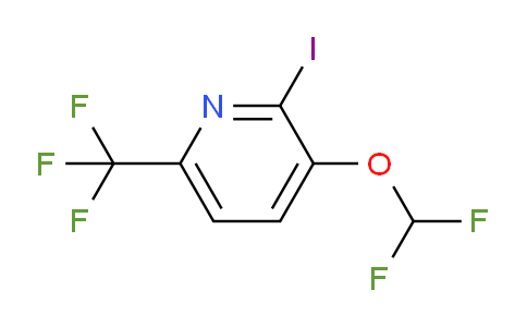 3-Difluoromethoxy-2-iodo-6-(trifluoromethyl)pyridine