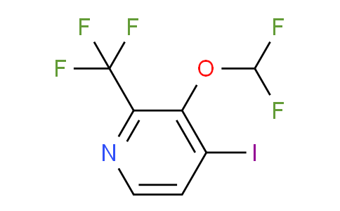 3-Difluoromethoxy-4-iodo-2-(trifluoromethyl)pyridine