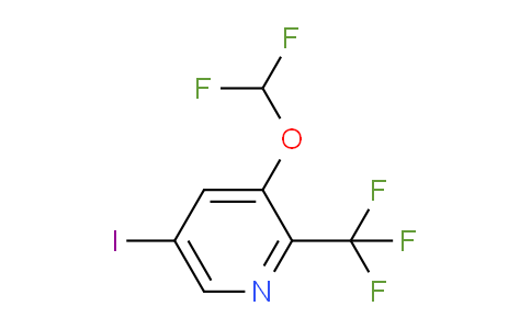 3-Difluoromethoxy-5-iodo-2-(trifluoromethyl)pyridine