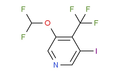 3-Difluoromethoxy-5-iodo-4-(trifluoromethyl)pyridine