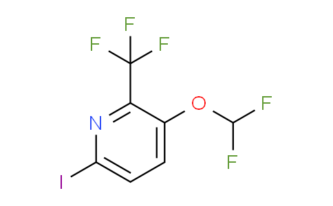 3-Difluoromethoxy-6-iodo-2-(trifluoromethyl)pyridine
