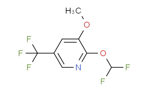 2-Difluoromethoxy-3-methoxy-5-(trifluoromethyl)pyridine
