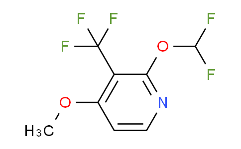 2-Difluoromethoxy-4-methoxy-3-(trifluoromethyl)pyridine