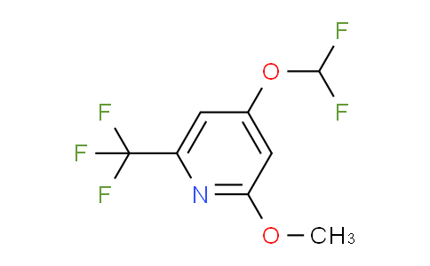 4-Difluoromethoxy-2-methoxy-6-(trifluoromethyl)pyridine