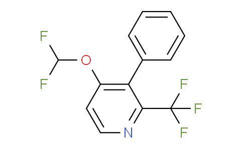 4-Difluoromethoxy-3-phenyl-2-(trifluoromethyl)pyridine
