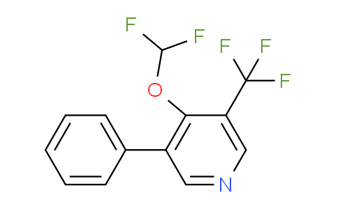 4-Difluoromethoxy-3-phenyl-5-(trifluoromethyl)pyridine