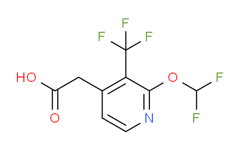 AM60922 | 1806268-95-0 | 2-Difluoromethoxy-3-(trifluoromethyl)pyridine-4-acetic acid