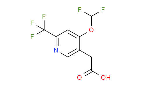 AM60940 | 1804882-49-2 | 4-Difluoromethoxy-2-(trifluoromethyl)pyridine-5-acetic acid