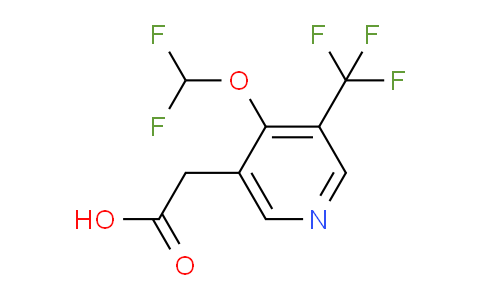 AM60943 | 1807098-99-2 | 4-Difluoromethoxy-3-(trifluoromethyl)pyridine-5-acetic acid