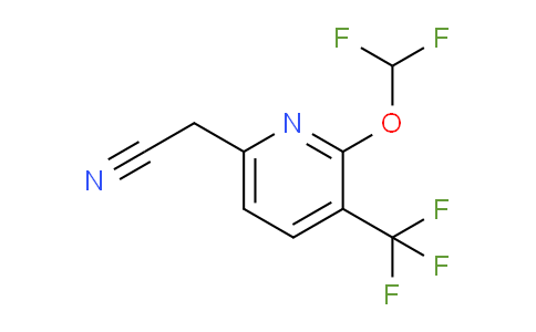 AM60953 | 1803812-22-7 | 2-Difluoromethoxy-3-(trifluoromethyl)pyridine-6-acetonitrile