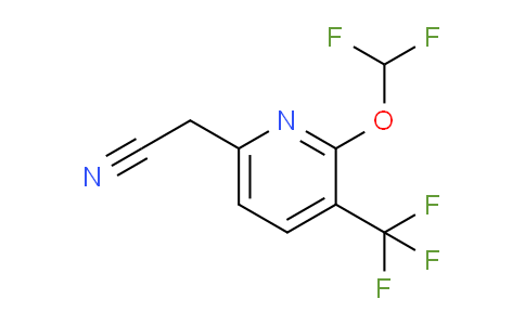 2-Difluoromethoxy-3-(trifluoromethyl)pyridine-6-acetonitrile