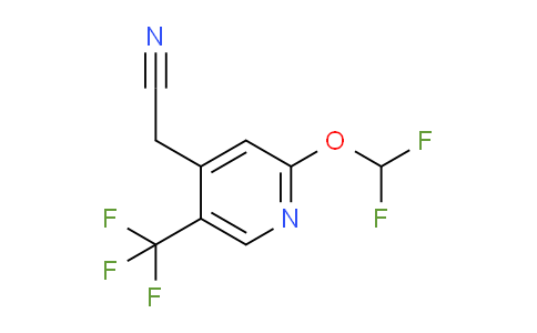 2-Difluoromethoxy-5-(trifluoromethyl)pyridine-4-acetonitrile