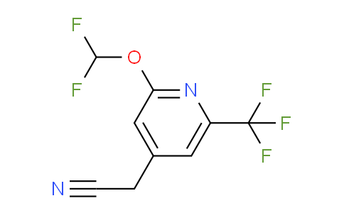 2-Difluoromethoxy-6-(trifluoromethyl)pyridine-4-acetonitrile