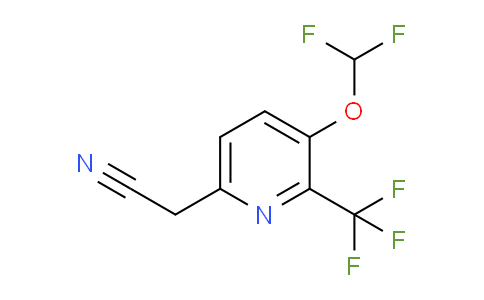 3-Difluoromethoxy-2-(trifluoromethyl)pyridine-6-acetonitrile