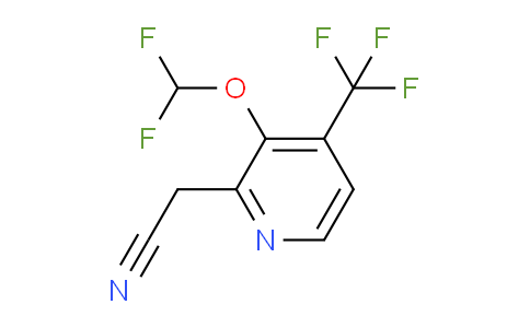 AM60964 | 1803824-49-8 | 3-Difluoromethoxy-4-(trifluoromethyl)pyridine-2-acetonitrile