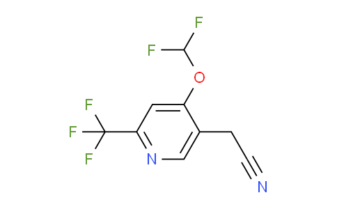 AM60969 | 1803792-46-2 | 4-Difluoromethoxy-2-(trifluoromethyl)pyridine-5-acetonitrile