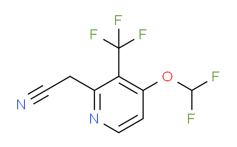 AM60971 | 1804882-68-5 | 4-Difluoromethoxy-3-(trifluoromethyl)pyridine-2-acetonitrile