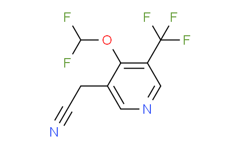 AM60972 | 1806369-15-2 | 4-Difluoromethoxy-3-(trifluoromethyl)pyridine-5-acetonitrile