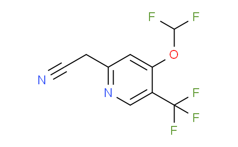 AM60973 | 1806277-46-2 | 4-Difluoromethoxy-5-(trifluoromethyl)pyridine-2-acetonitrile