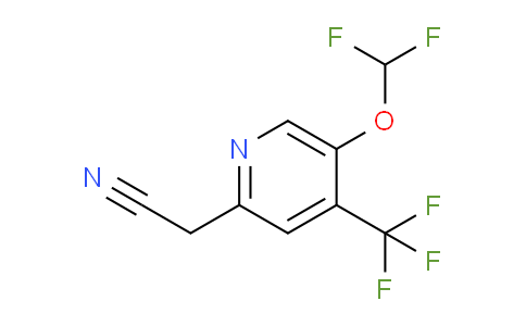 AM60977 | 1806293-52-6 | 5-Difluoromethoxy-4-(trifluoromethyl)pyridine-2-acetonitrile