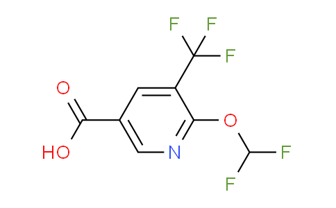 AM60981 | 1803826-29-0 | 6-Difluoromethoxy-5-(trifluoromethyl)nicotinic acid