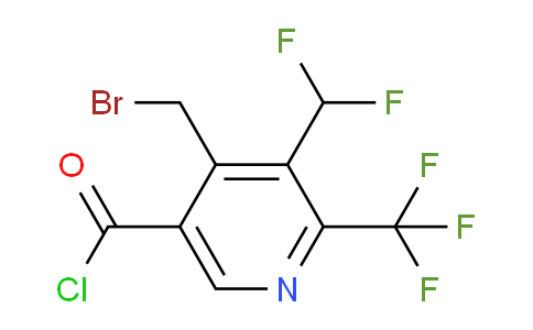 AM61065 | 1361684-10-7 | 4-(Bromomethyl)-3-(difluoromethyl)-2-(trifluoromethyl)pyridine-5-carbonyl chloride