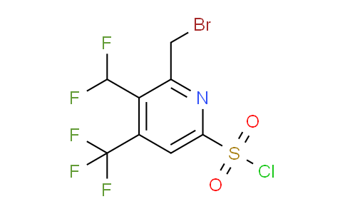 AM61072 | 1361819-22-8 | 2-(Bromomethyl)-3-(difluoromethyl)-4-(trifluoromethyl)pyridine-6-sulfonyl chloride