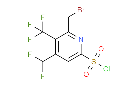 AM61078 | 1361684-70-9 | 2-(Bromomethyl)-4-(difluoromethyl)-3-(trifluoromethyl)pyridine-6-sulfonyl chloride