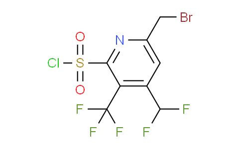 AM61080 | 1361735-96-7 | 6-(Bromomethyl)-4-(difluoromethyl)-3-(trifluoromethyl)pyridine-2-sulfonyl chloride