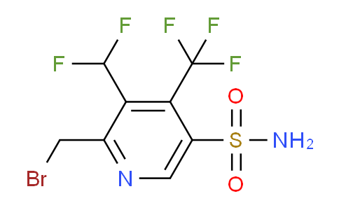 AM61081 | 1361867-66-4 | 2-(Bromomethyl)-3-(difluoromethyl)-4-(trifluoromethyl)pyridine-5-sulfonamide