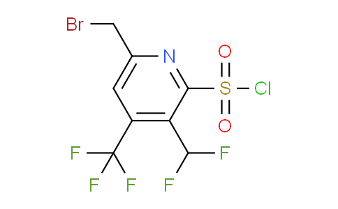 AM61088 | 1361745-79-0 | 6-(Bromomethyl)-3-(difluoromethyl)-4-(trifluoromethyl)pyridine-2-sulfonyl chloride