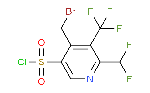 AM61103 | 1361773-24-1 | 4-(Bromomethyl)-2-(difluoromethyl)-3-(trifluoromethyl)pyridine-5-sulfonyl chloride