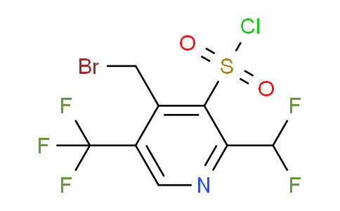 AM61105 | 1361819-45-5 | 4-(Bromomethyl)-2-(difluoromethyl)-5-(trifluoromethyl)pyridine-3-sulfonyl chloride