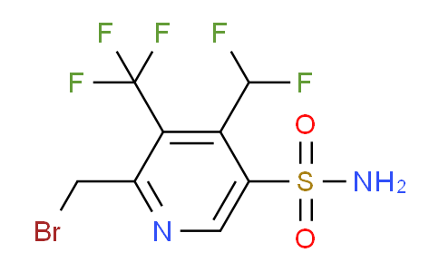 AM61125 | 1361808-50-5 | 2-(Bromomethyl)-4-(difluoromethyl)-3-(trifluoromethyl)pyridine-5-sulfonamide
