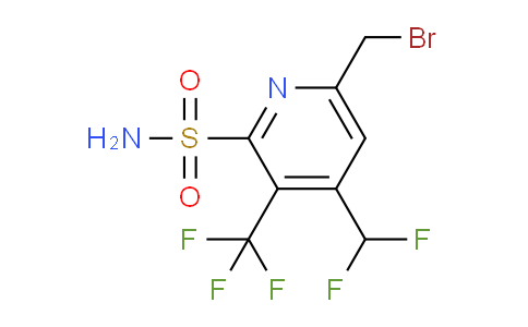 AM61128 | 1361819-59-1 | 6-(Bromomethyl)-4-(difluoromethyl)-3-(trifluoromethyl)pyridine-2-sulfonamide